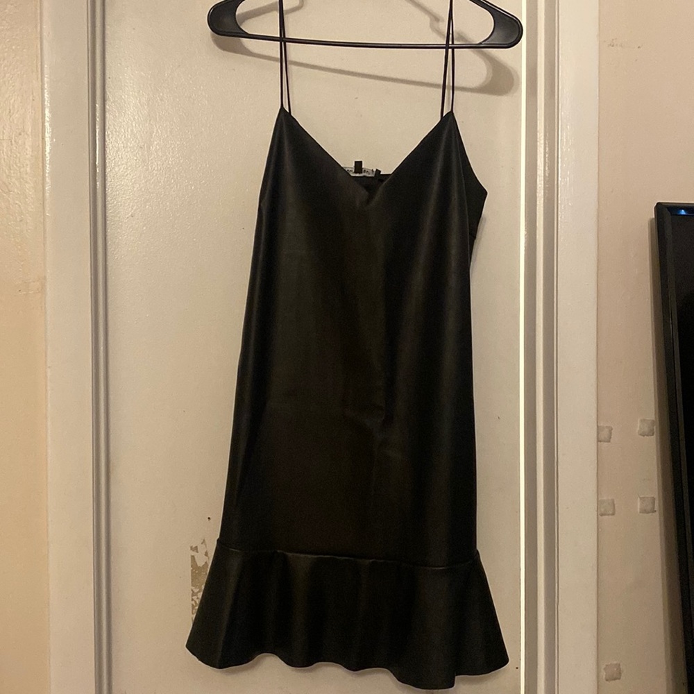Leather dress